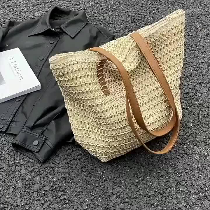 Palma | Borsa Tote in Paglia Intrecciata