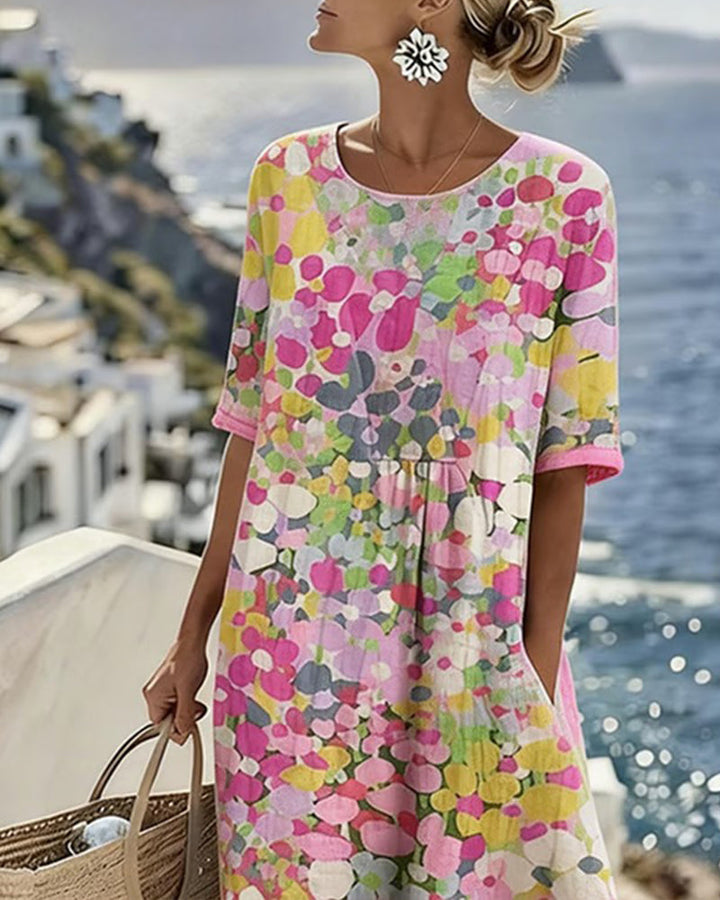 Fioralba | Abito Midi Floreale Elegante