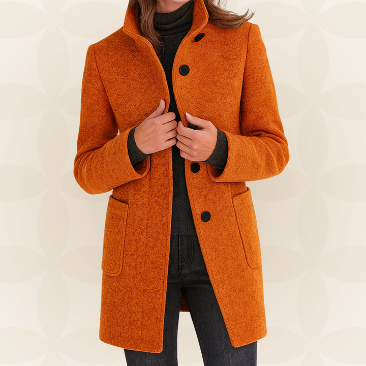 Anna | Cappotto Comfort con Collo Alto