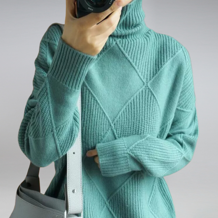 Rosilde | Maglione a collo alto in misto cashmere
