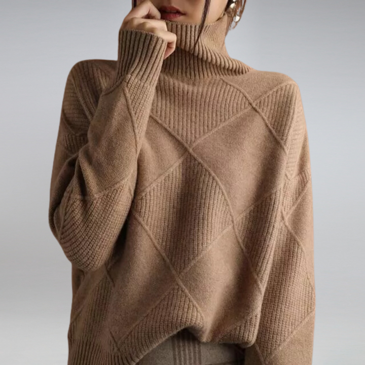 Rosilde | Maglione a collo alto in misto cashmere