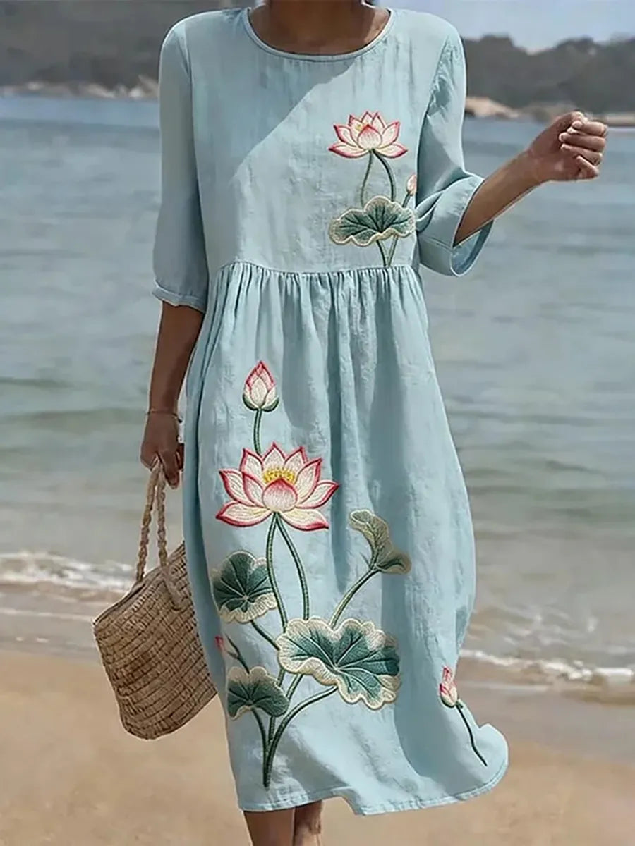 Teodora | Abito Casual Fiorito