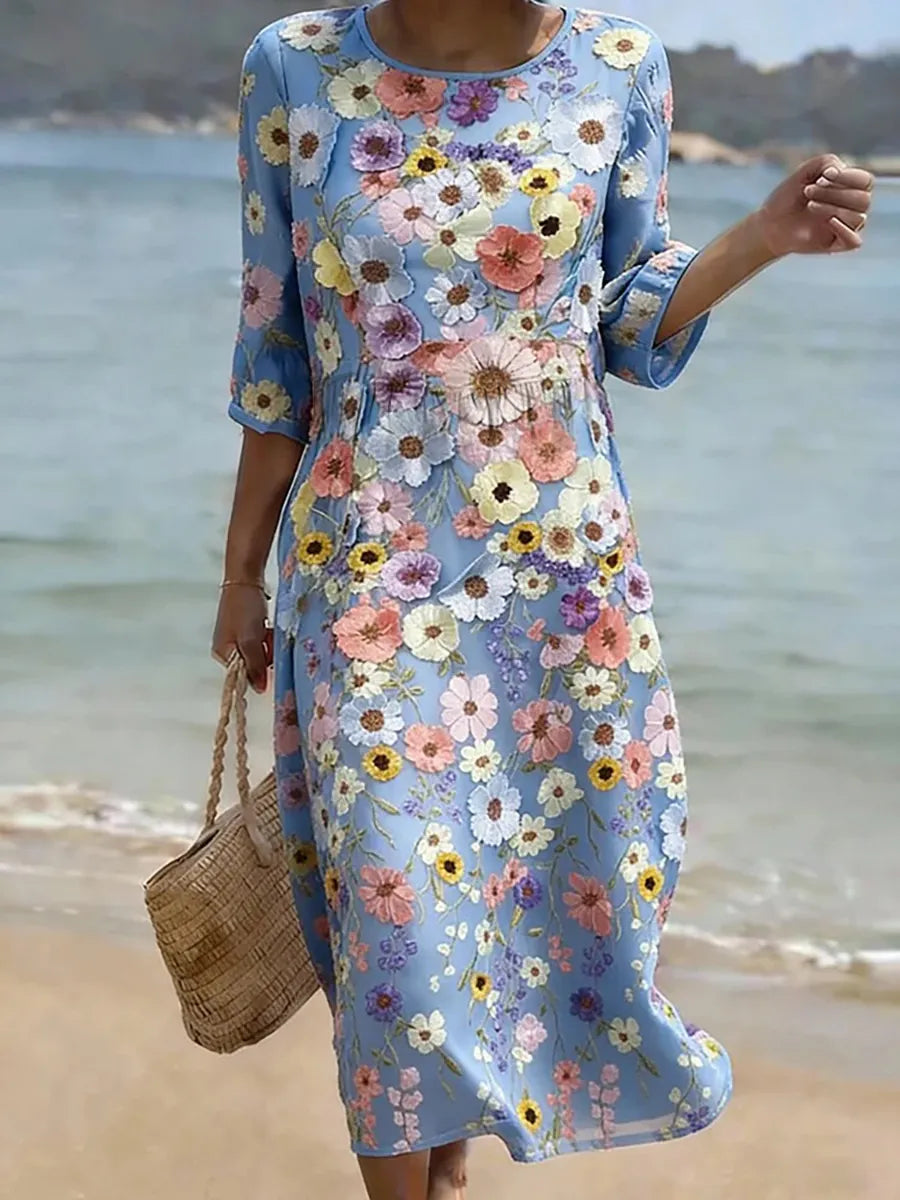Sabina | Abito Casual con Stampa Floreale