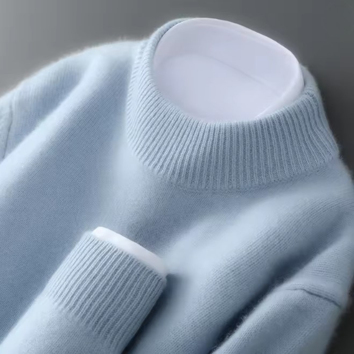 Albina | Maglione in misto cashmere con collo alto