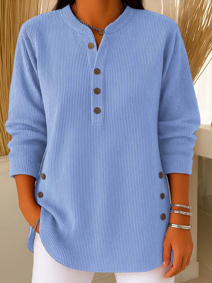 Donata | Tunica Henley con Bottoni