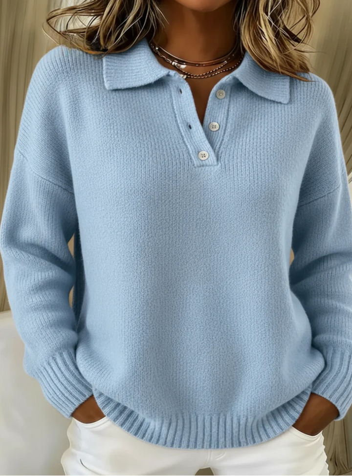 Zelinda | Maglia con collo e bottoni