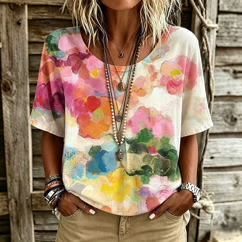 Chiara | Maglietta Colorata Vintage