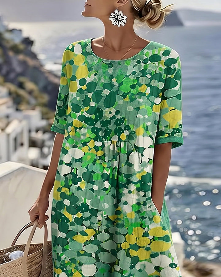 Fioralba | Abito Midi Floreale Elegante