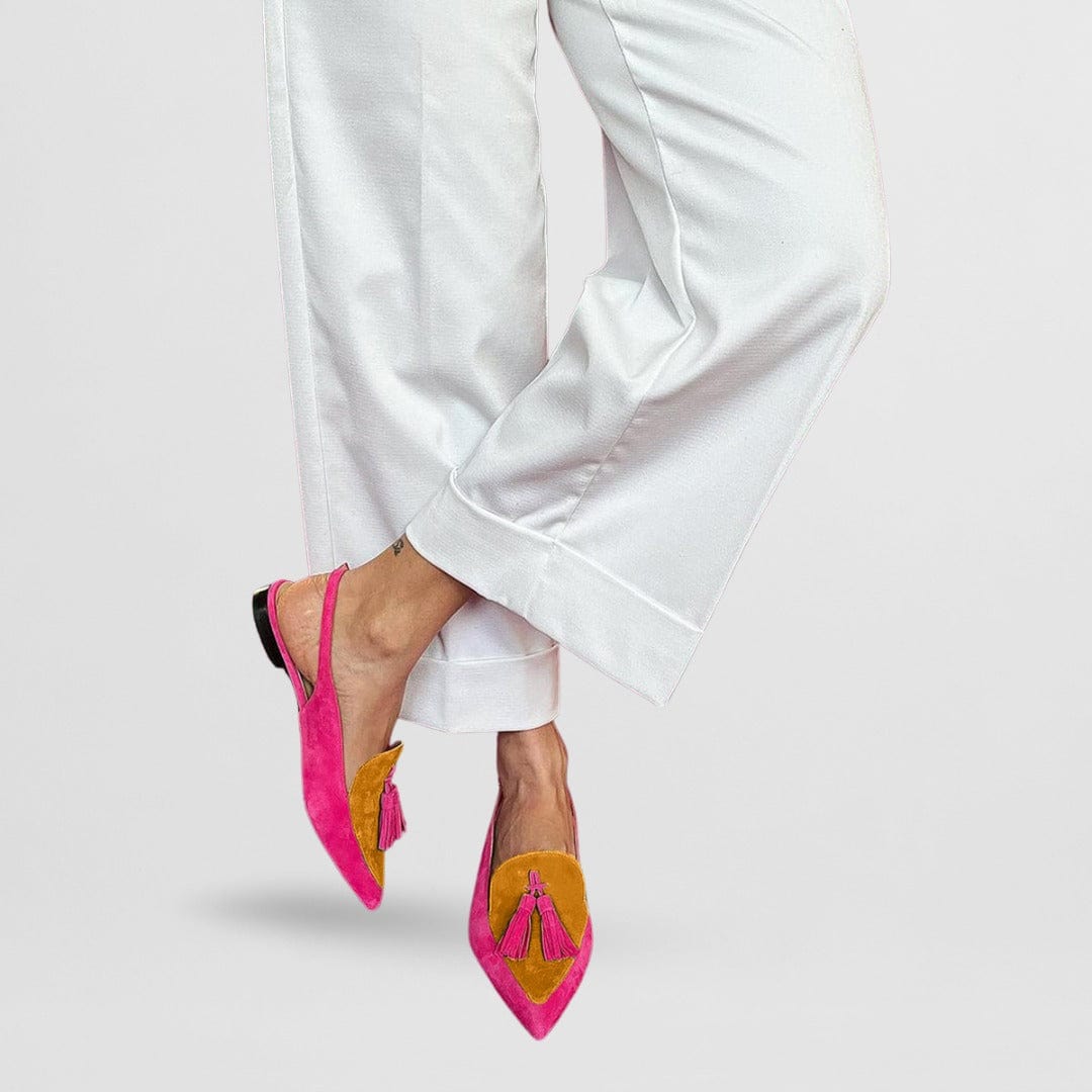 Frendessa | Fringed Ballet Flats