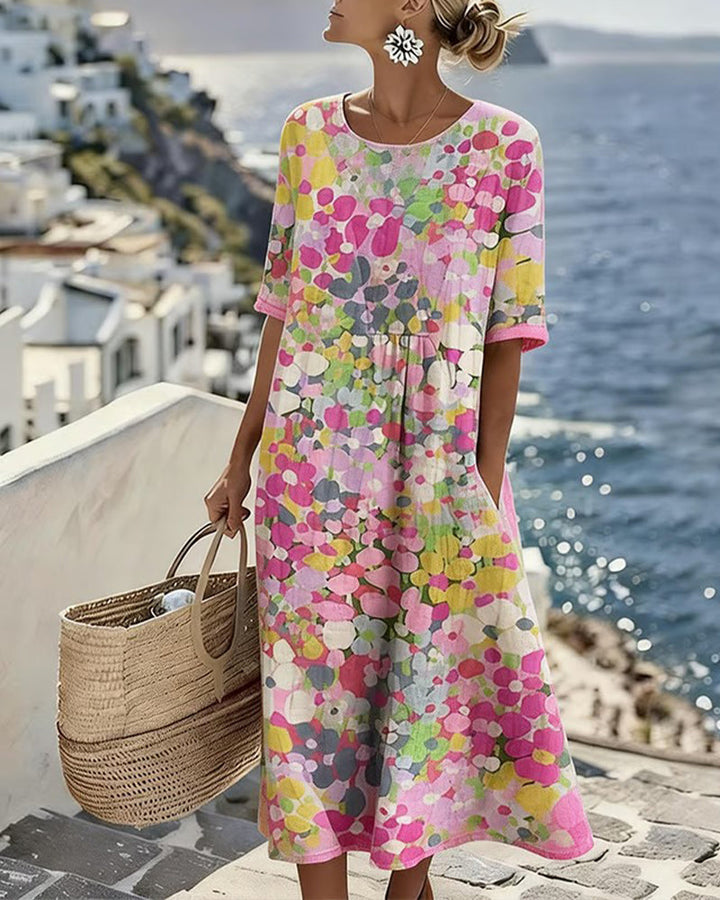 Fioralba | Abito Midi Floreale Elegante