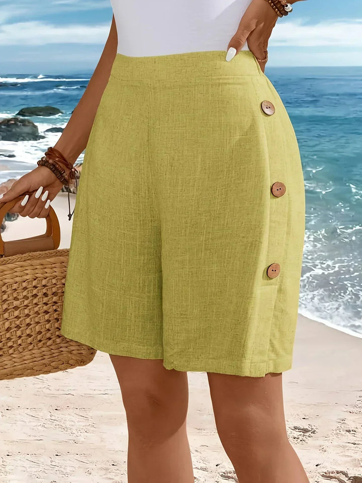 Carlotta | Pantaloncini Estivi Traspiranti e Drappeggiati