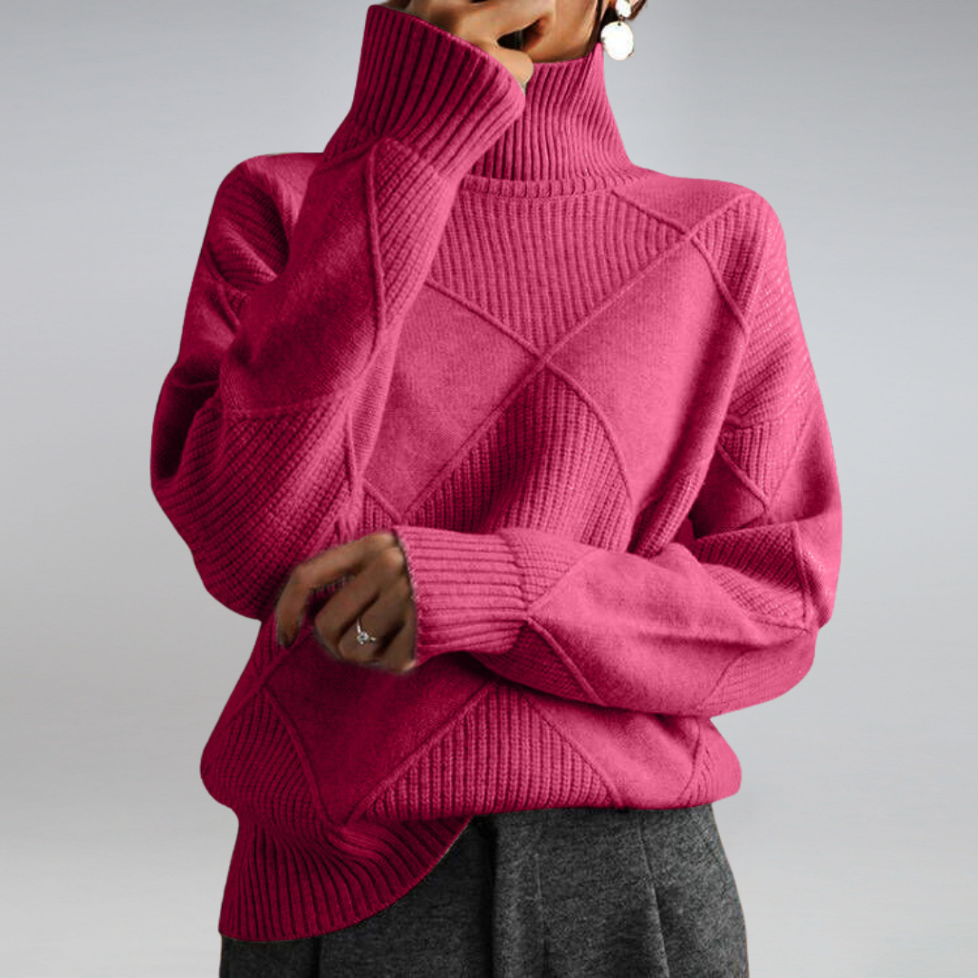 Rosilde | Maglione a collo alto in misto cashmere