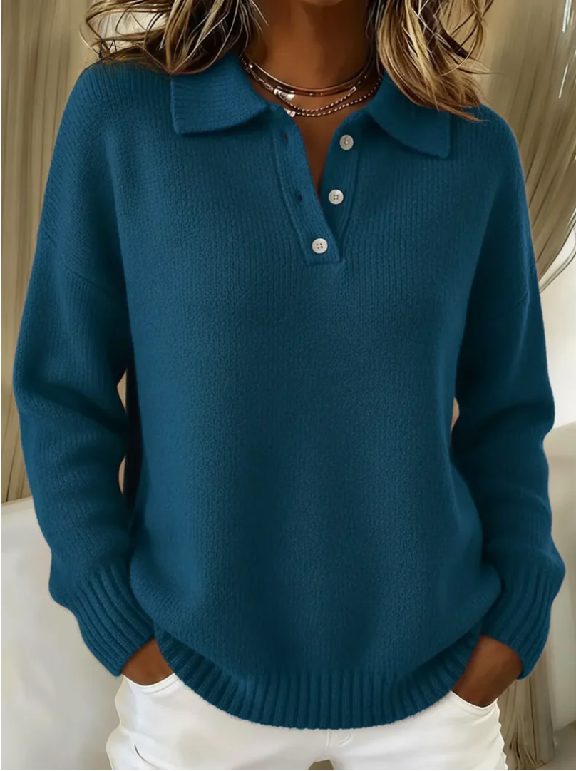 Zelinda | Maglia con collo e bottoni