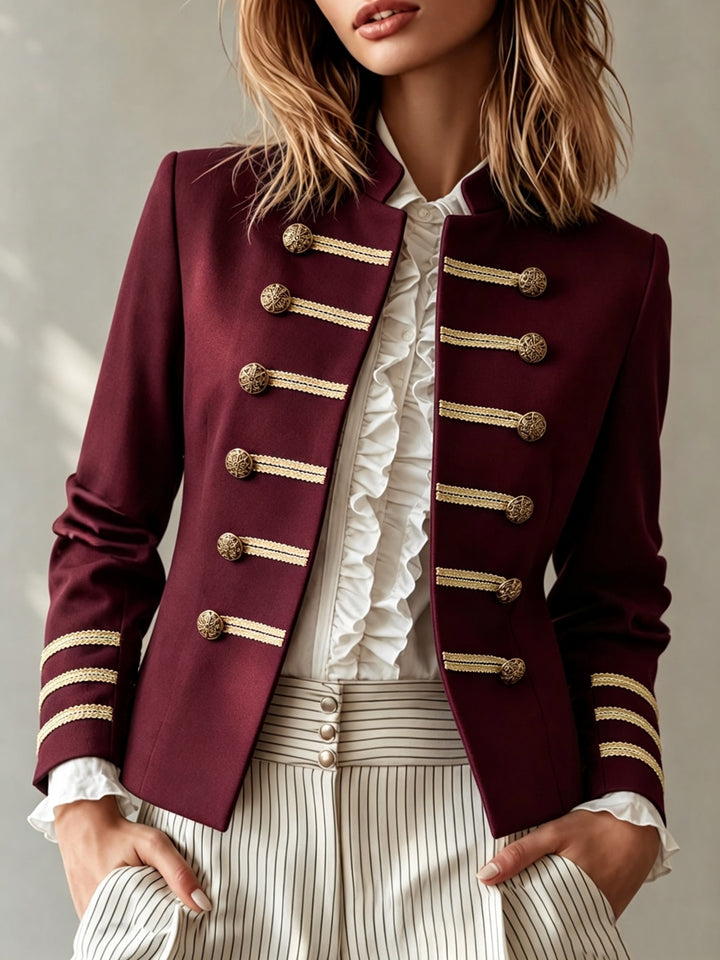 Cecilia | Blazer corto con collo alto