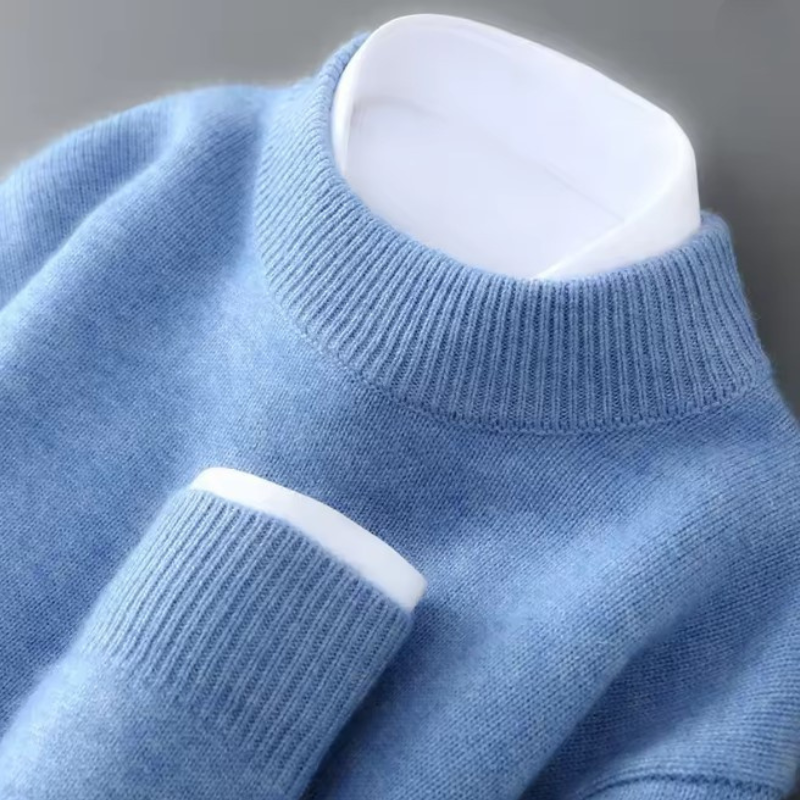 Albina | Maglione in misto cashmere con collo alto