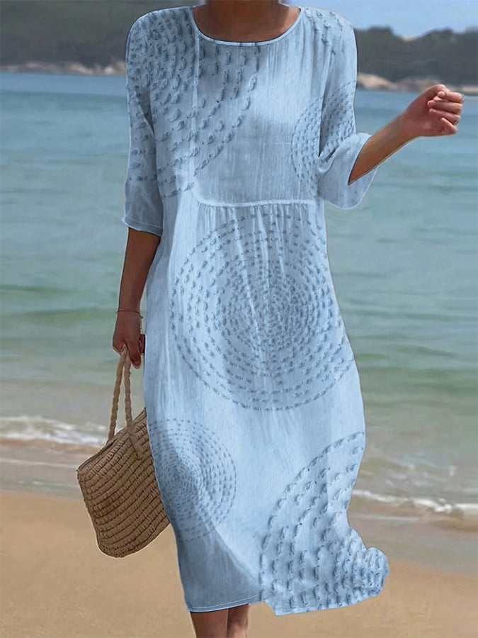 Serafina | Abito Casual Ricamato