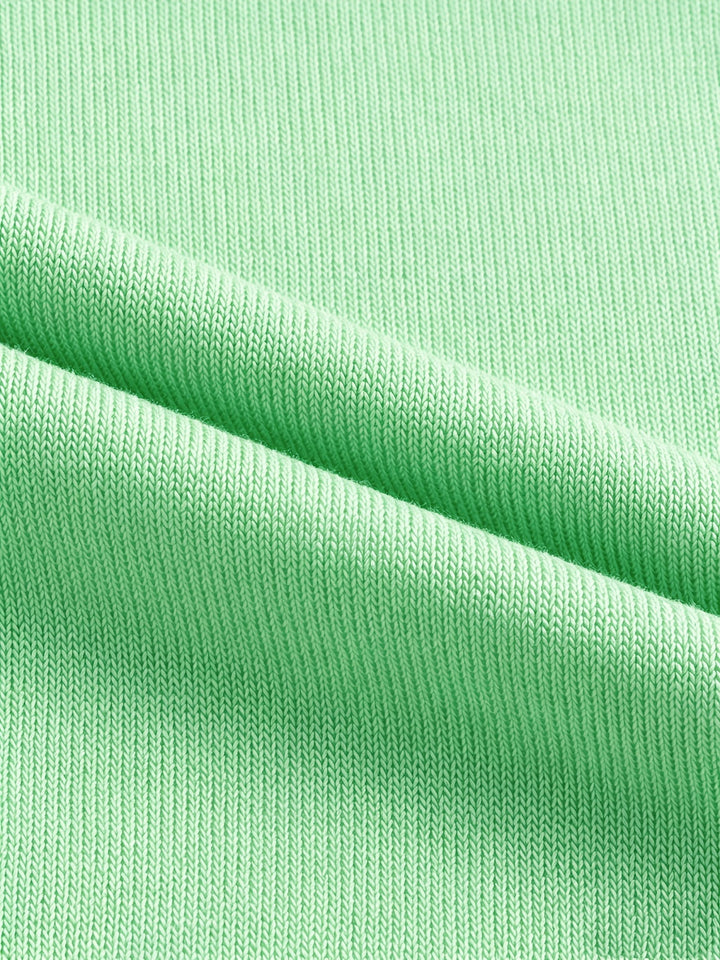 Valentina | Cardigan Verde Chiaro con Cappuccio e Chiusura a Bottoni