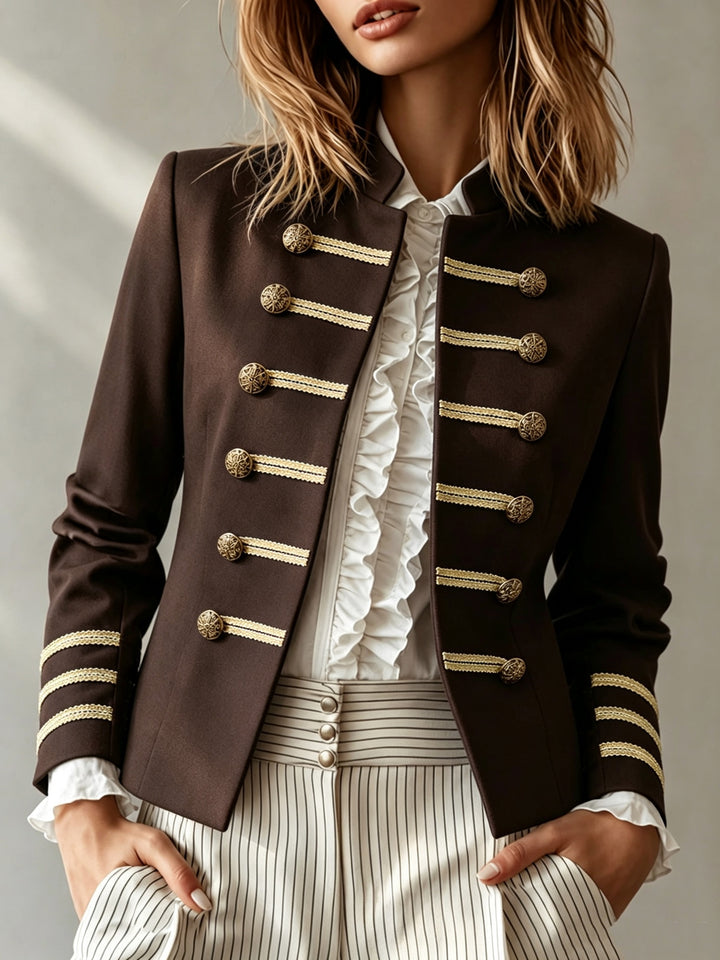 Cecilia | Blazer corto con collo alto