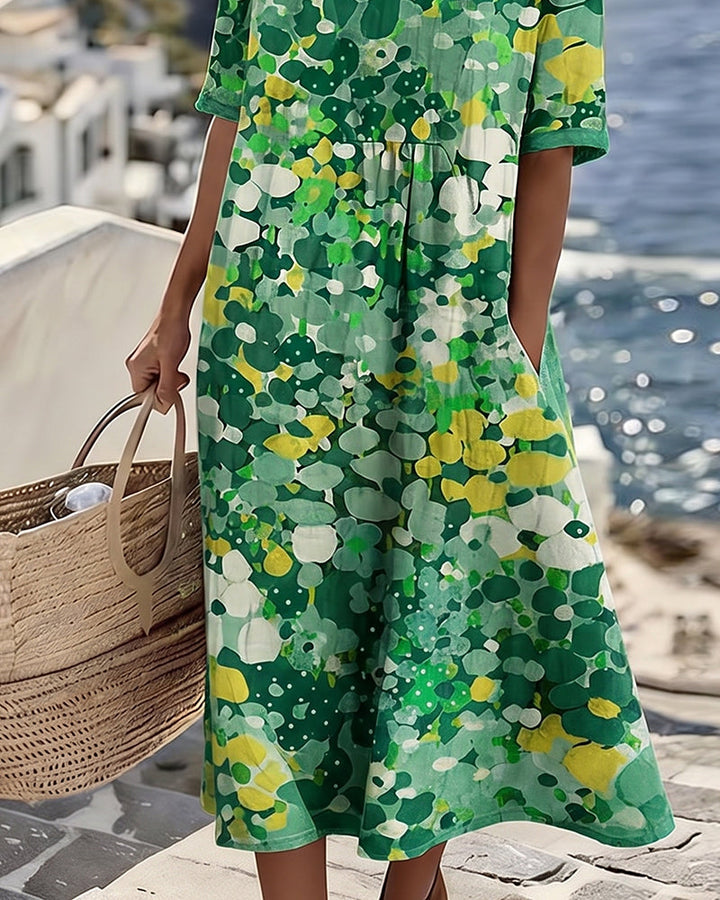 Fioralba | Abito Midi Floreale Elegante