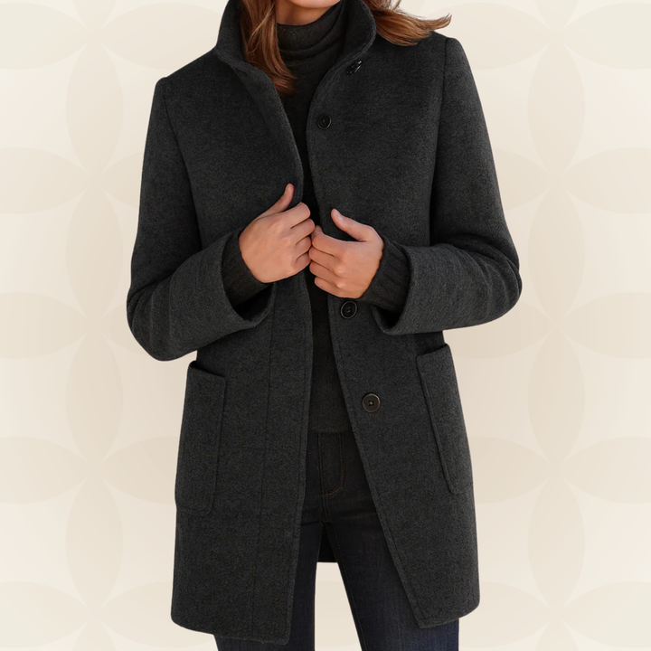 Anna | Cappotto Comfort con Collo Alto