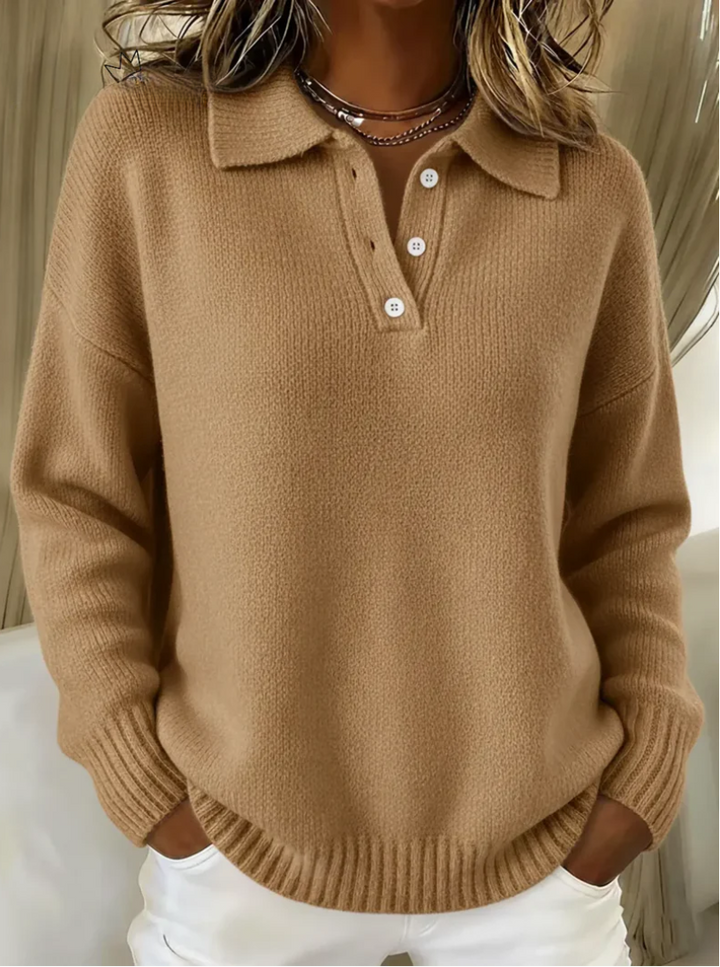 Zelinda | Maglia con collo e bottoni