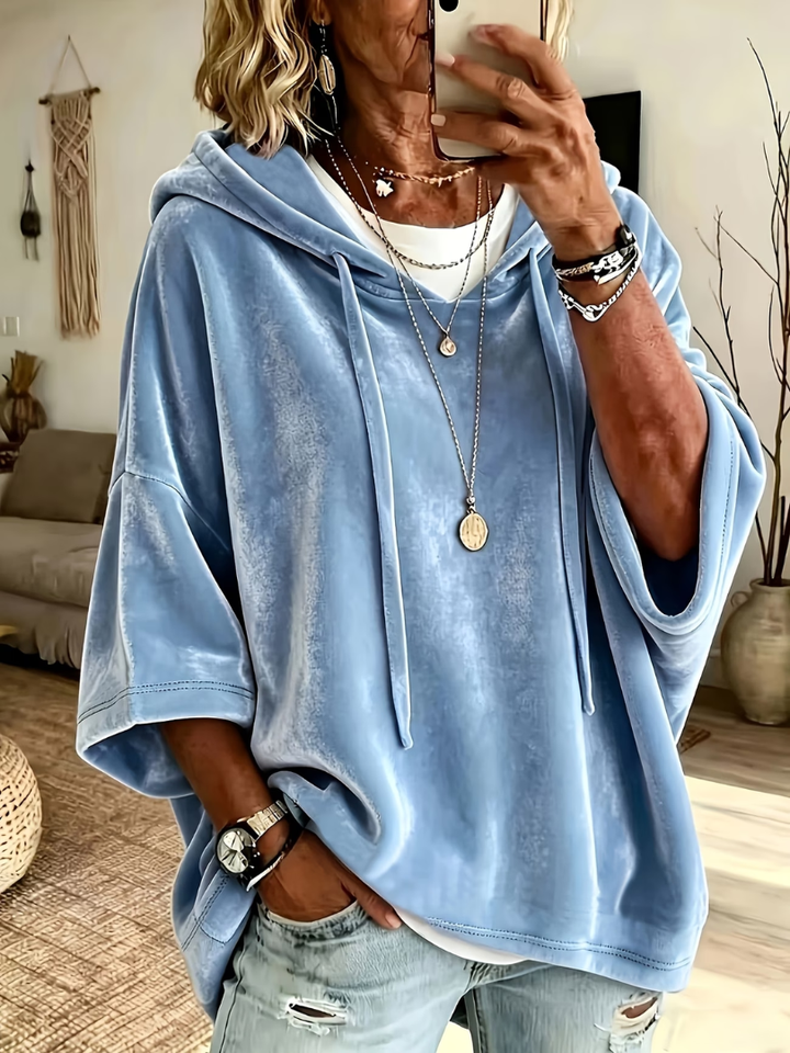 Bice | Felpa oversize in velluto