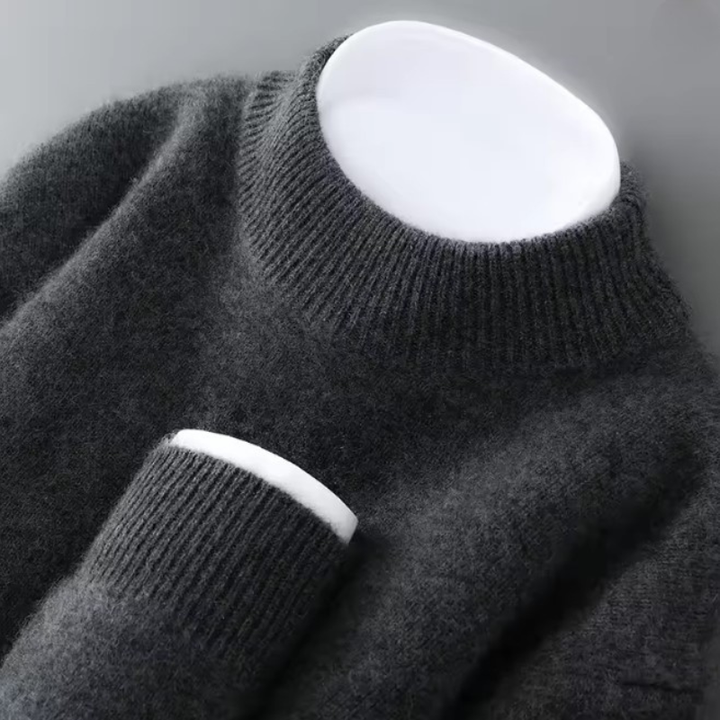 Albina | Maglione in misto cashmere con collo alto