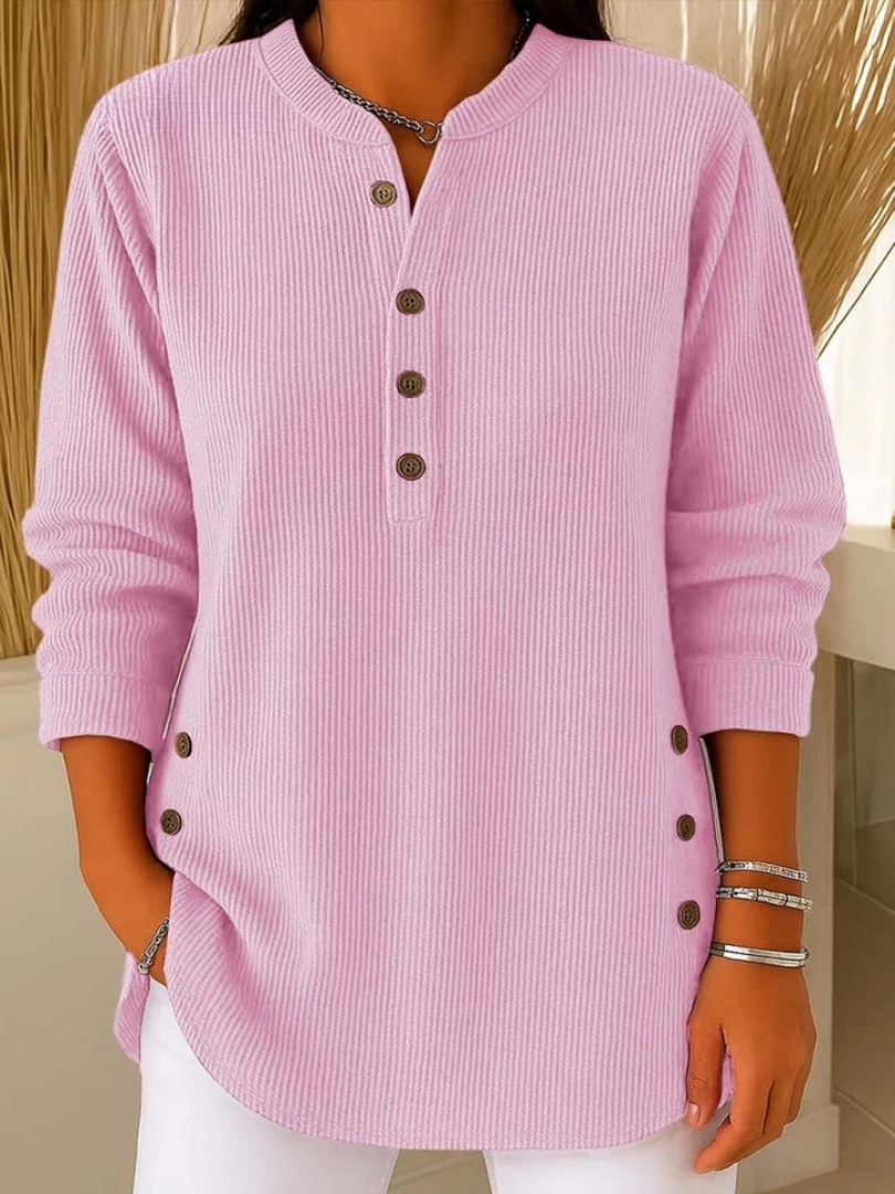 Donata | Tunica Henley con Bottoni
