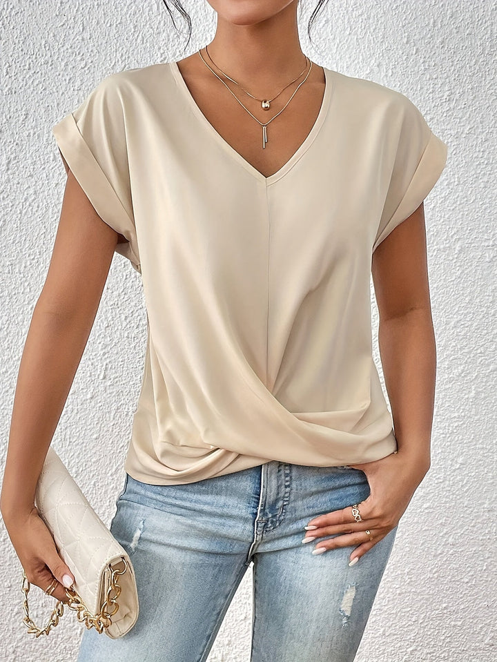 Cleo | T-shirt casual con scollatura a cuore