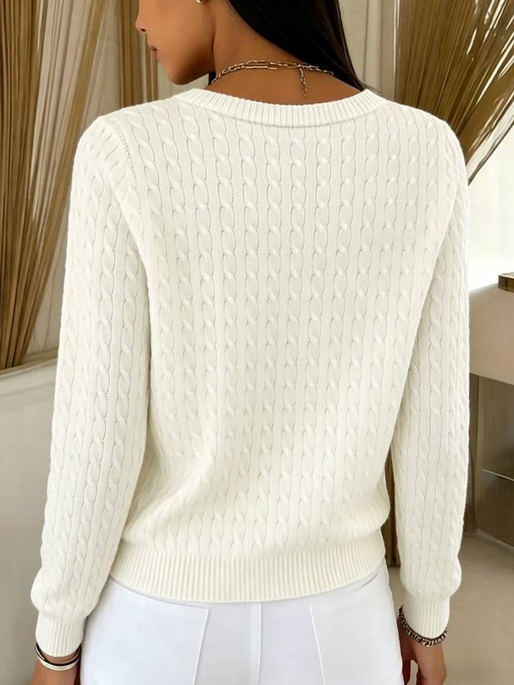 Tilde | Cardigan a trecce con bottone