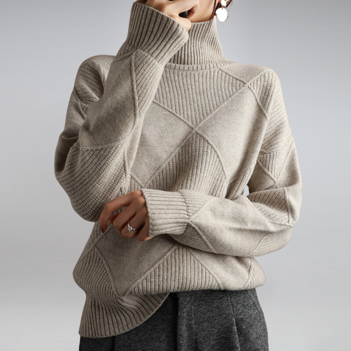 Rosilde | Maglione a collo alto in misto cashmere