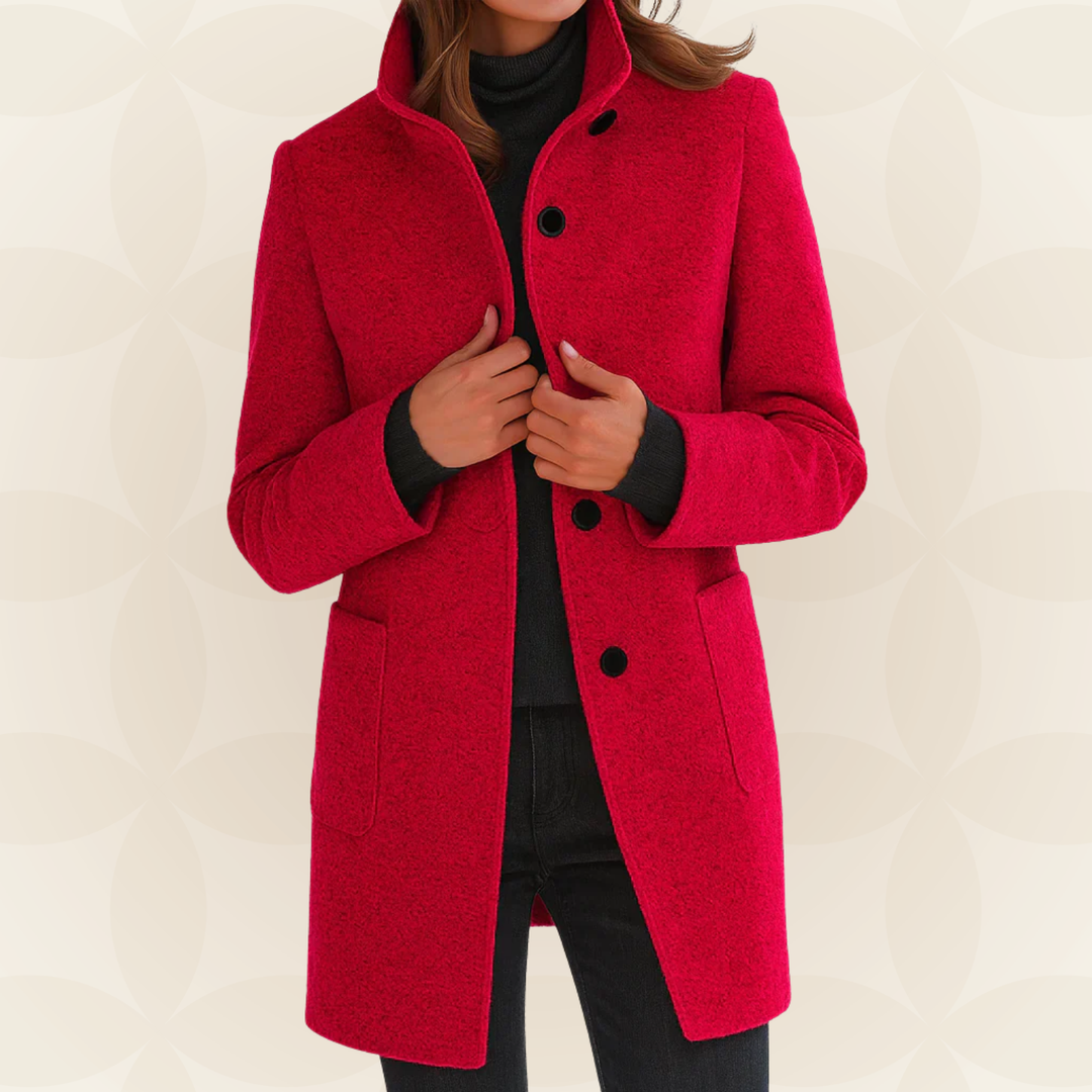 Anna | Cappotto Comfort con Collo Alto