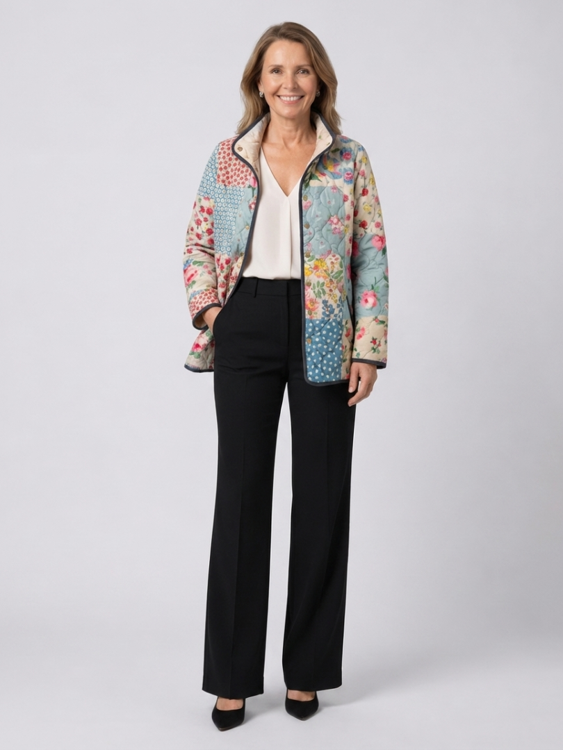Prassede | Giacca Trapuntata Patchwork