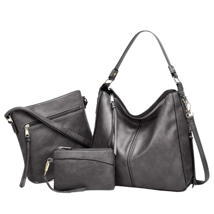 Graziella | Trio di Borse Hobo in Ecopelle