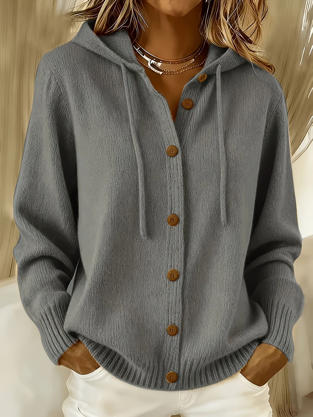 Ernesta | Cardigan con Cappuccio