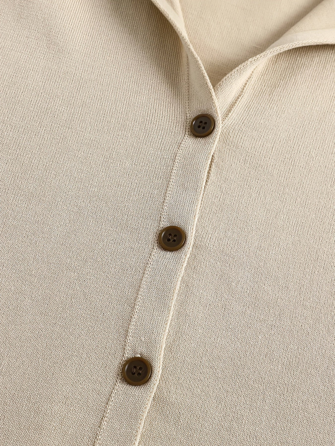 Katia | Cardigan Kaki con Cappuccio e Bottoni