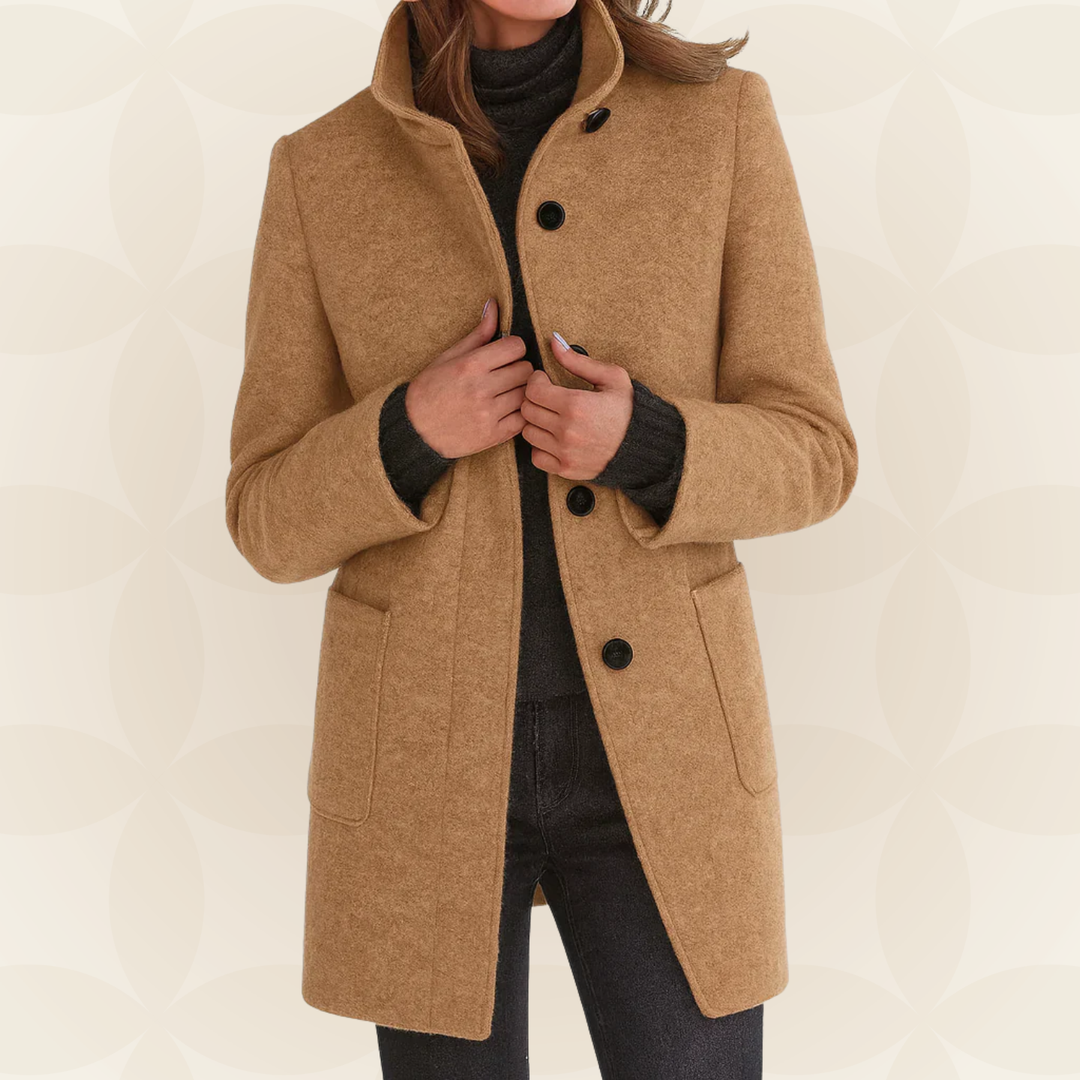 Anna | Cappotto Comfort con Collo Alto