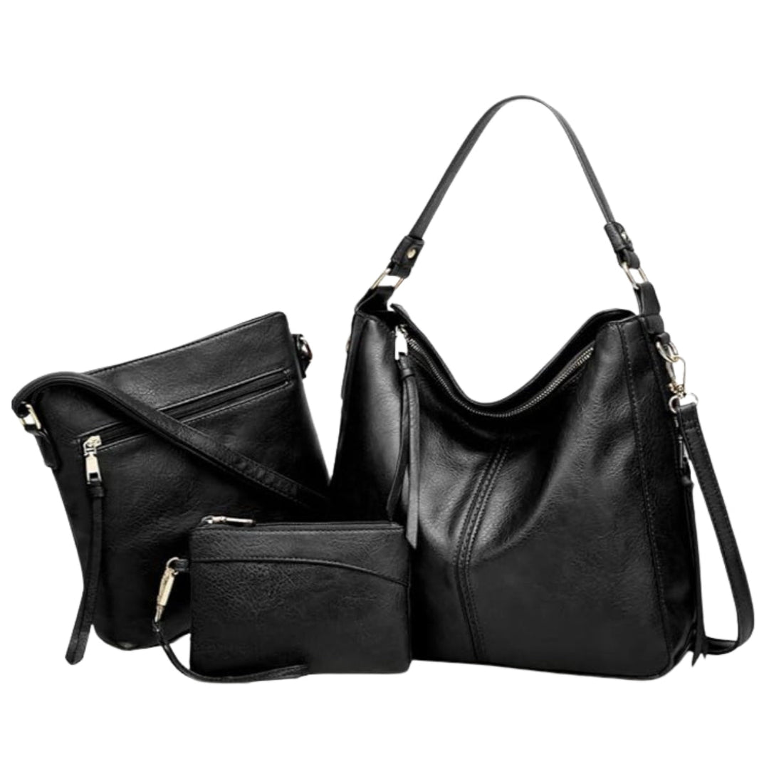 Graziella | Trio di Borse Hobo in Ecopelle