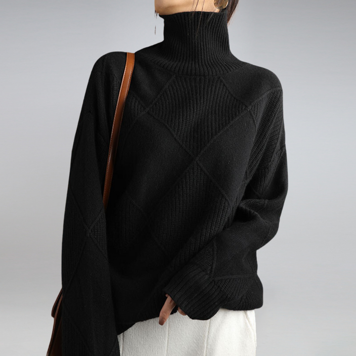 Rosilde | Maglione a collo alto in misto cashmere