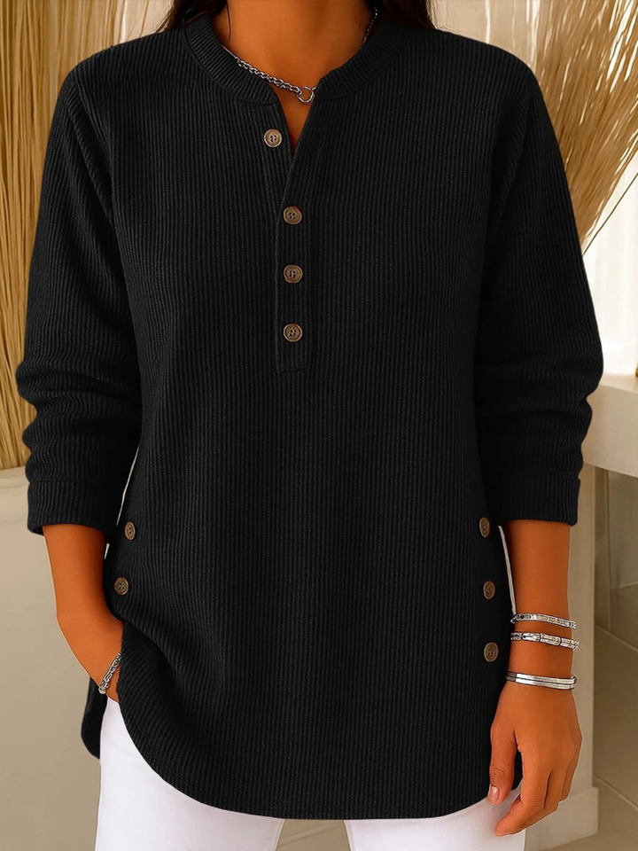 Donata | Tunica Henley con Bottoni