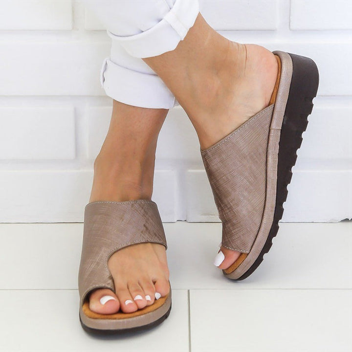 Sandali ortopedici estivi eleganti per donne con sollievo per bunioni
