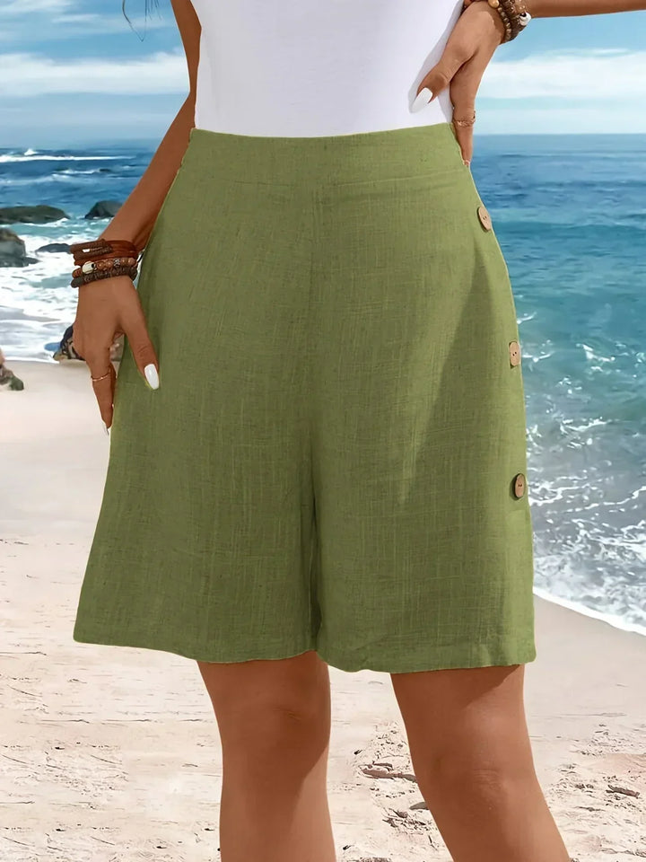 Carlotta | Pantaloncini Estivi Traspiranti e Drappeggiati