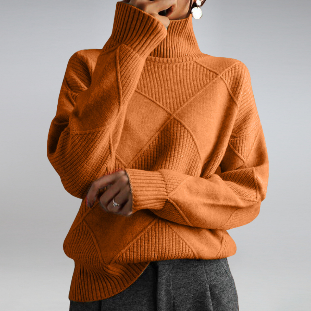 Rosilde | Maglione a collo alto in misto cashmere