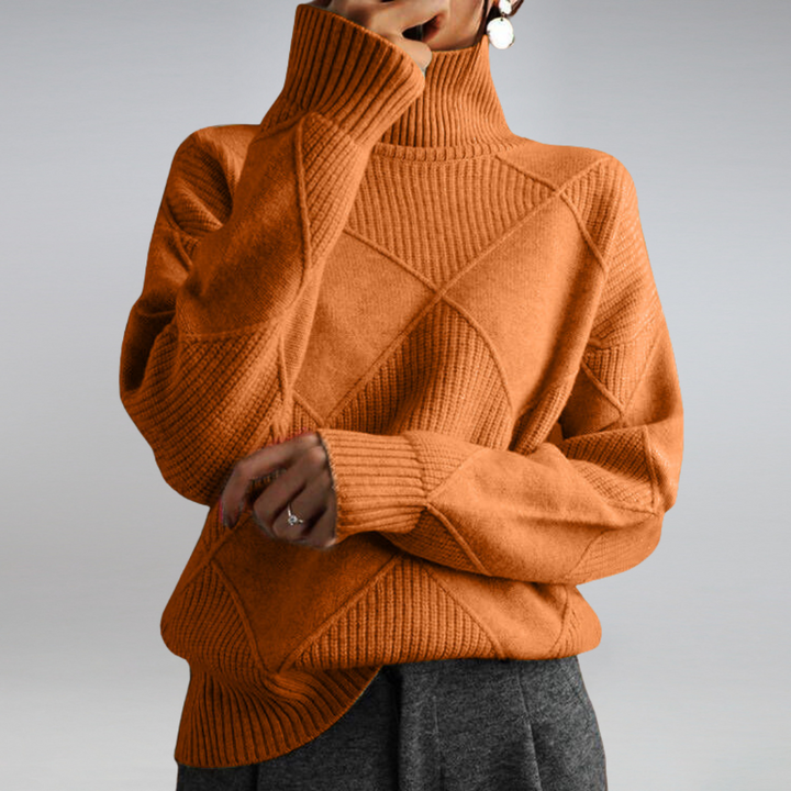 Rosilde | Maglione a collo alto in misto cashmere
