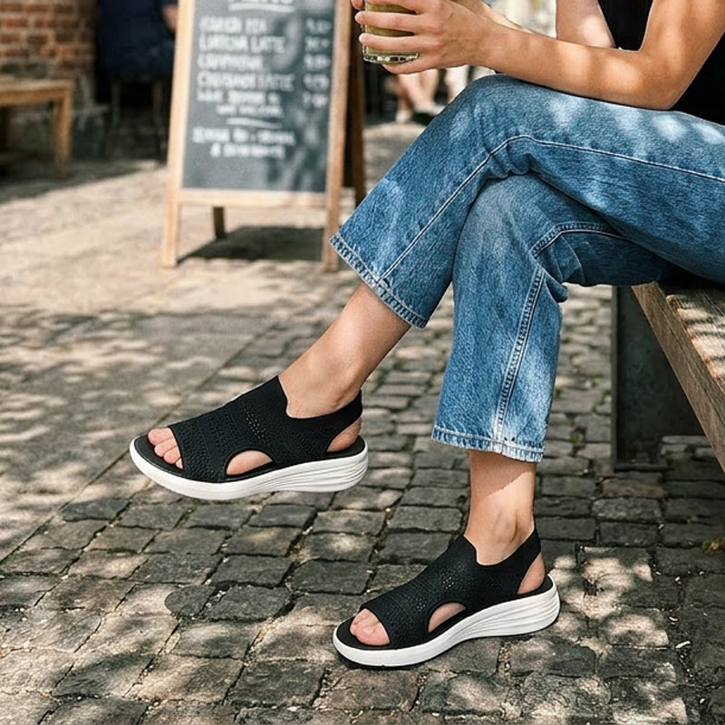 Anita | Sandali con Plateau Traspiranti