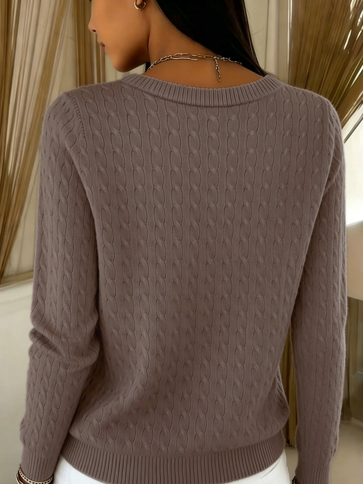 Tilde | Cardigan a trecce con bottone