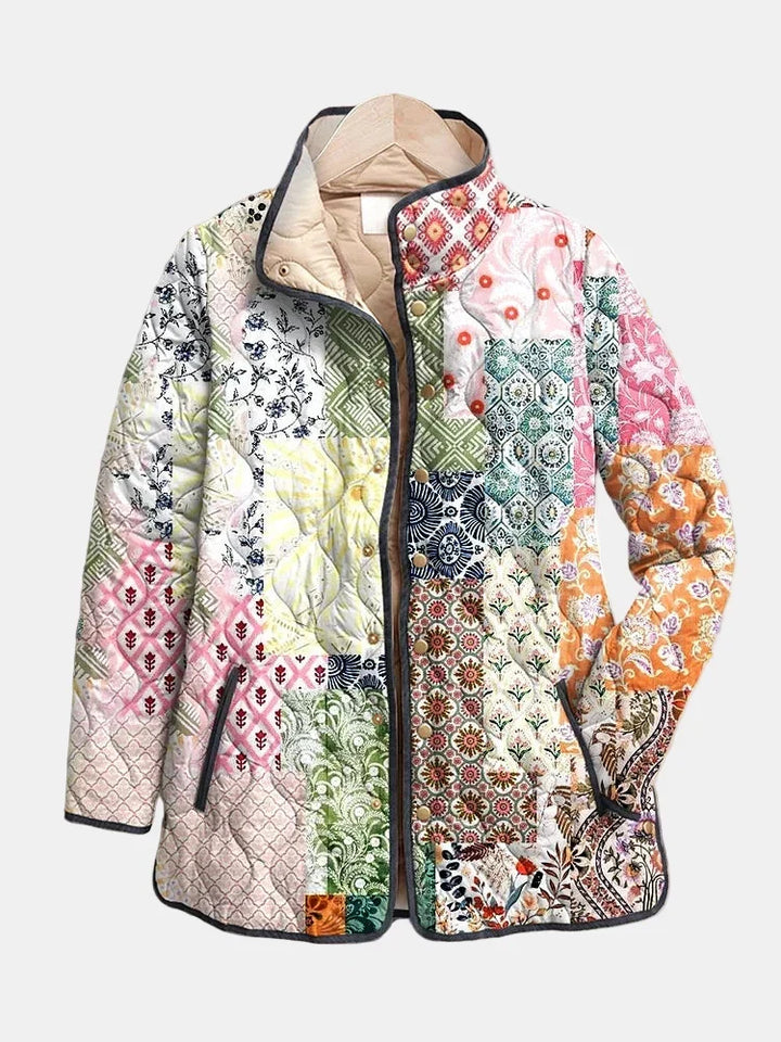 Zelmira | Giacca Trapuntata Patchwork Bohemien