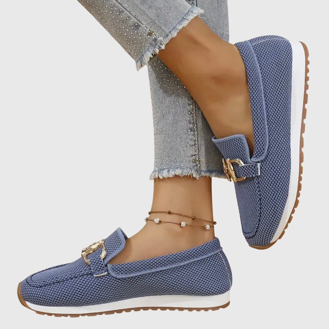 Teresa | Mocassini Comfort in Mesh con Morsetto e Suola Antiscivolo