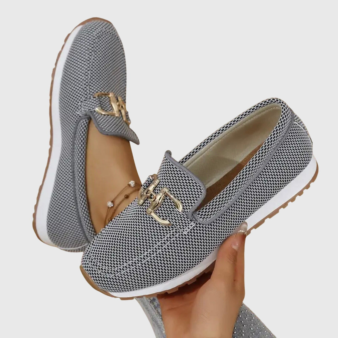 Teresa | Mocassini Comfort in Mesh con Morsetto e Suola Antiscivolo