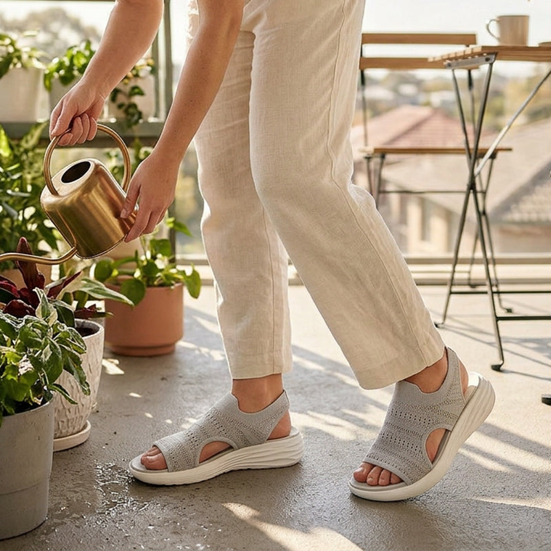 Anita | Sandali con Plateau Traspiranti